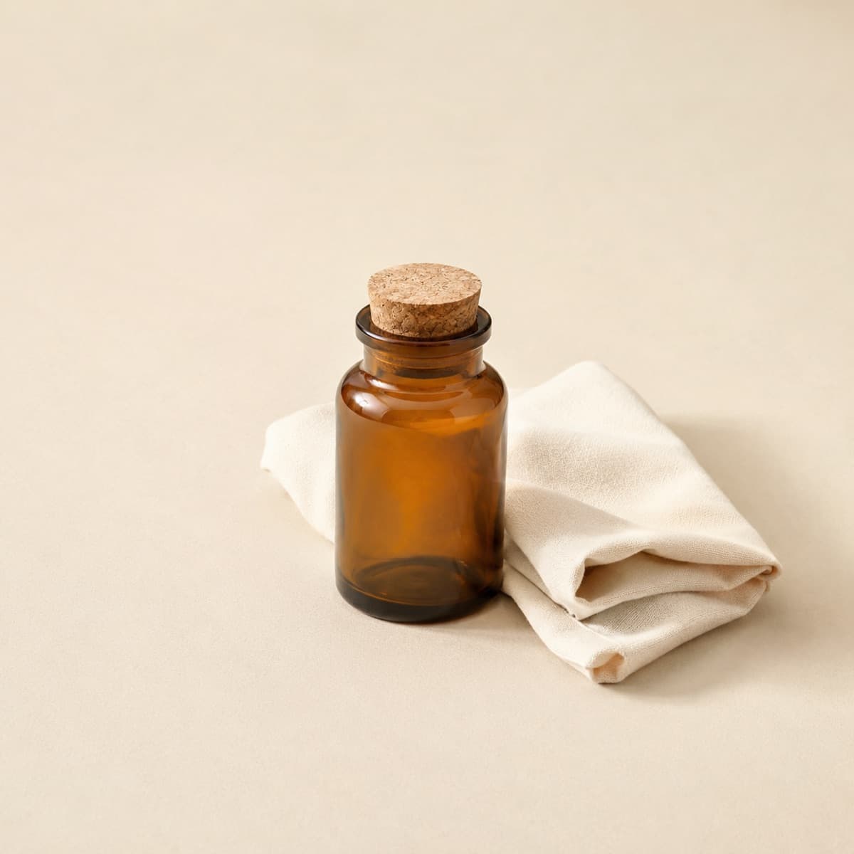 Leather Strap Softener, photographed from above against a sand-beige background